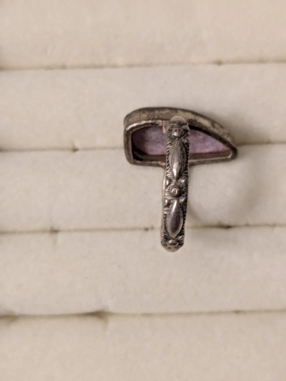925 Silver Ring With Stone Size 9